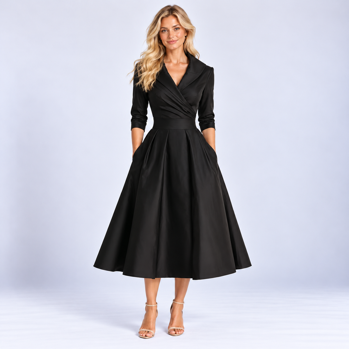 Elegant Special Occasion Dress with Flattering Silhouette for Women